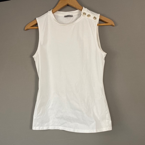 MARELLA Tops - Marella sleeveless top with gold buttons